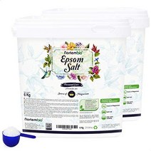독일 Nortembio Epsom Salt 2x6 kg. 농축 된 마그네슘 공급원 100 순수 소금. 목욕 및 바디 케어. 전자 책 포함. 입욕제