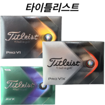 타이틀리스트 골프공 모음 V1X V1 AVX 3피스 4피스 화이트골프공 1더즌, 선택2. V1