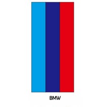 bmw m라인 독일 프랑스 포인트스티커 3색 칼러 필름 자동차 장식 차량용품, BMW  폭 15CM(1미터 가격), 1개