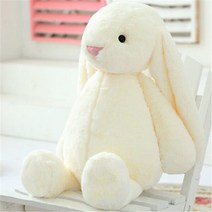 부드러운 토끼 애착인형, 흰토끼, 80cm