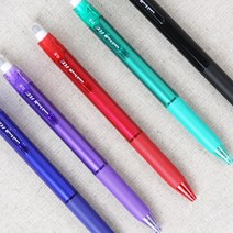 JSTrading 미쯔바시 유니볼 열펜 0.5mm (볼펜 타입) 프릭션펜 아이롱펜, 1개, 그린