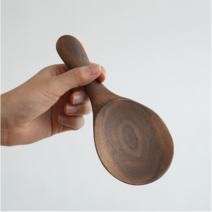 우드 월넛 나무 고급 원목 카페 밥 캠핑 친환경 요리 주걱 스쿱 스푼 조리도구 18cm / 에라토 월넛 주걱 / VE-20A02