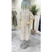 [써스데이아일랜드] 핀코드 배색 원피스 T224MOP236W(2249859)