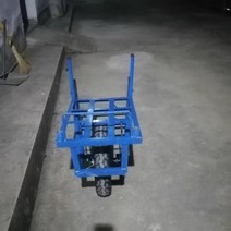 튼튼한 농사용손수레 우레탄바퀴 손수레바퀴 안전한 외바퀴 손수레 모래 덤프 트럭 건설 현장 밀고 당기는 산악 도로 트롤리 휠로드 킹 농업 쓰레기, [05] 더블 브레이크가 있는 더블 휠[공압 휠]-B1