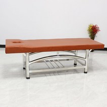 떄밀이 베드 스테인리스 목욕탕 사우나 마사지 세신 침대, 길이185폭70높이70 브라운 구멍