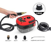 초음파청소기 상업용 자동차 다기능 고압 스팀 청소기 에어컨 주방 후드 110V 240V 2500W AliExpress, Red+EU+220V