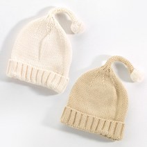 꼬리방울모자2종세트 유아동 모자 국내제작 털방울모자