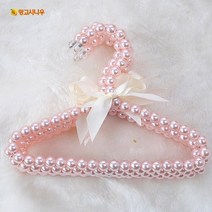 진주옷걸이 인테리어 공주 자취 인테리어, 다섯 개개, 핑크 30cm 키즈