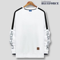 블루포스 플라즈맨투맨(JJMTU5) 캐주얼 긴팔티셔츠 단체복 커플티