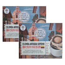 피코크 콜롬비아 안티오키아 수프리모 핸드드립백 10g x 10개(원두커피) 2개