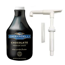 기라델리 초콜렛 소스 2.47kg + 화이트펌프, 2470g