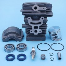 [해외]38mm 실린더 피스톤 베어링 오일 씰 키트 Stihl MS211 MS181 C MS171 MS 171 181 211 전기 톱 1139 020 1201 1139 030