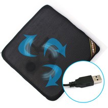 청성기업 곰돌이 바람방석 USB 여름 쿨링 통풍
