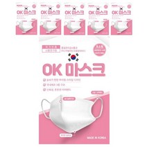 이드베베 ok마스크 초소형 6pack (귀끈11cm) 화이트, 30매