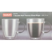 코스트코 보덤 비스트로 머그컵 4P 300ml BODUM 보온기능 실리콘환기구