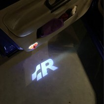 전조등 2개 고스트 섀도우 프로젝터 로고 램프 LED 자동차 문 웰컴 라이트 액세서리 VRS Octavia A5 2006, 한개옵션1, 02 For SR Light