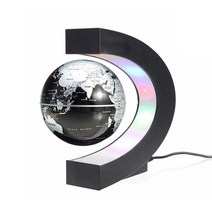 플라즈마볼 스노우볼만들기 워터볼 부동 자기 부상 지구 LED 세계지도 전자 반 중력 램프 참신한 공 빛, [01] EU, 03 C_01 EU