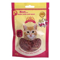 저지방 애묘간식 오리 슬라이스 져키 노묘영양식 길냥이 길 용품 먹이 애완 안심 주식