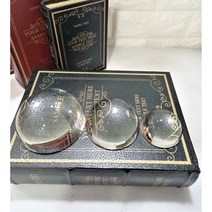 크리스탈 반구 10cm 문진 촬영소품, 8cm