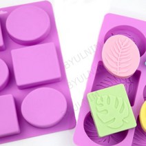 몬스테라 6종 6구 금형몰드 비누 석고방향제 diy 재료