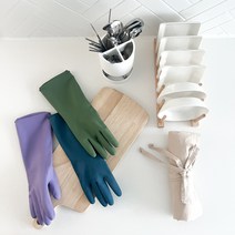 올해의 러버랩 고무장갑 패키지 3입 1세트, 대(L), 어반그린 3입, 대(L)