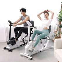 멜킨 좌식 폴민 바이크 가정용 사이클 실내 헬스 자전거 머신 유산소 운동 기구 홈트, 화이트, 좌식 폴민바이크 (방문설치)