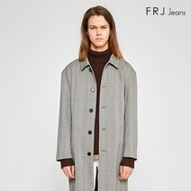 FRJ 남성용 폴리혼방 싱글 맥코트 F93M-CT018A