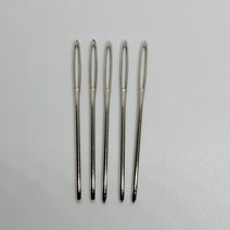 [신박한 잡화] 국산 스텐 돗바늘(대) 5입 뜨게질 바느질도구