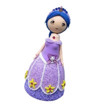 GHSHOP DIY 눈송이 진흙 점토 인형 만들기 액세서리, 설명, 설명, 보라색