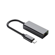 라인업시스템 타입 랜 변환 어댑터 C타입 이더넷 RJ45 컴퓨터 컨버터USB2.0 랜선, 1개, 1개