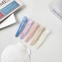 무이토린다 [5개 세트] 미들 데일리 무광 미용실 집게핀 옆머리 앞머리 고정 악어핀