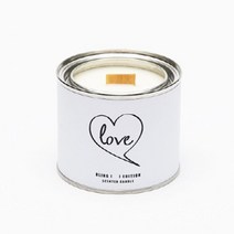 [천삼백케이] [블링에디션] LOVE IN HEART 캘리캔들 - 100g, FIG