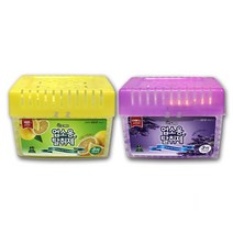 산도깨비 업소용 탈취제-H/방향제/냄새제거제/공기정화/아로마/라벤더향/레몬향/화장실/젤형/대용량, 라벤더