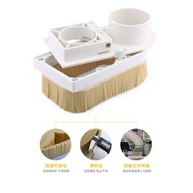 CNC 더스트 커버 콜렉터 브러시 70/75/80/85/90/100mm 직경 진공 청소기 CNC 스핀들 모터 밀링 머신 용 간, 03 80mm diameter