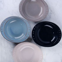 시둥마켓 +[시둥마켓]+_ 우드식기 큰면기 파스타볼 면기 도자기소스볼 우동기 한식기, 헤리티지 국내 도자기 파스타볼 도자기그릇 캠핑소품, 블루