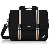 캉골 백팩 3-WAY 로고 자수 있는 숄더백 레슨백 샤첼 스타일 블랙 2022