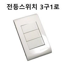동양 전등 전기 스위치 3구1로, 1개