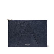 아스피날오브런던 오브 런던 라지 가죽 에센셜 파우치 Sale 331962