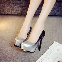 13cm 가보시 하이힐 플랫폼 스텔레토 하이힐 키높이