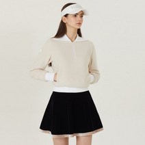 HALEY 여성 골프웨어 와이드 카라 방풍 아노락 베이지 HFAWO1613BG 헤일리 골프웨어 여성 와이드 카라 방풍 아노락 베이지 HFAWO1613BG