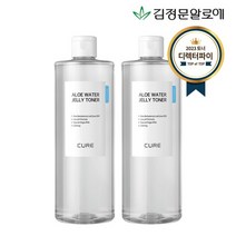 김정문알로에 큐어 젤리 토너 2개, 단품68734827, 500ml