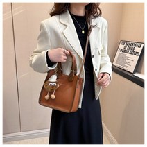 미우크굿즈 가죽 가방 만들기 diy 공예 꼬마 키트 집콕취미, 토스트백, 브라우니, 1개