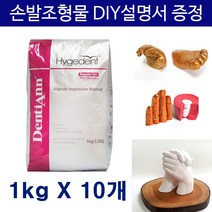 하이지덴트 알지네이트 1kgX10개 + 손발조형물 사용설명서