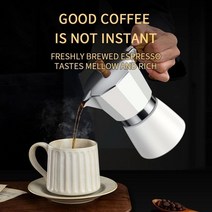 프렌치프레스 에어로프레스 우유 거품 캠핑커피 커피추출기 프렌치커피 moka pot 머신 에스프레소 알루미늄 간헐천 필터 메이커 주전자 라떼 도구 스토브 냄비 컵 퍼콜라 b5a4, 300ml 블랙