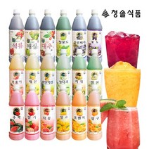청솔 과일원액 음료베이스 835ml 에이드 스무디 청솔 딸기 음료 베이스 835ml, 총 수량, 개당 용량