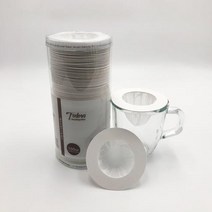 일회용 커피 티 필터 여과지 100매, 여과지 15g 100매