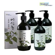 동국 모뿌리 발효 어성초 샴푸 대용량 500ml X 4병- 무료체험분 포함 특허받은 자연성분 두피청정샴푸 모발진정 비듬 볼륨케어, 단품