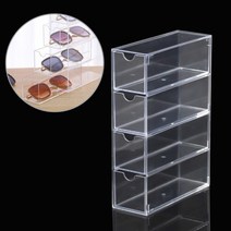 4단투명 선글라스 안경 진열 케이스 정리대 다용도 보관함