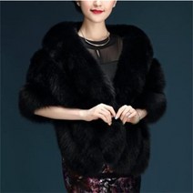 직수입 명품 밍크 모피 코트 럭셔리 폭스 모조 판초 신부 웨딩 드레스 숄 케이프 여성 조끼