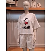 [클라이드] 여자 스누피 선글라스 반팔티셔츠 (FOBTS774F)